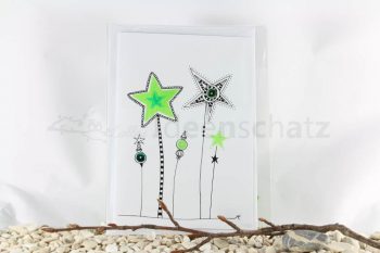 Pailletten-Sternen Karte, Modell C – Bild 5