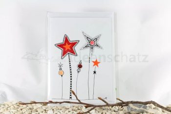 Pailletten-Sternen Karte, Modell C – Bild 6