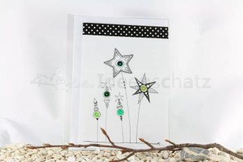 Pailletten-Sternen Karte, Modell D – Bild 4