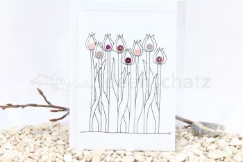 Tulpen-Blumenbeet Karte – Bild 4