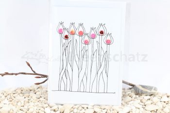Tulpen-Blumenbeet Karte – Bild 5