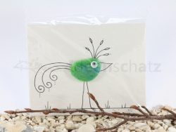 Zaubervogel auf Zettelbox mit Deckel