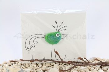 Zaubervogel auf Zettelbox mit Deckel