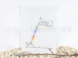Karte Schnecke Happy Birthday