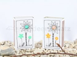 Zündholzschachteli mit Blume klein