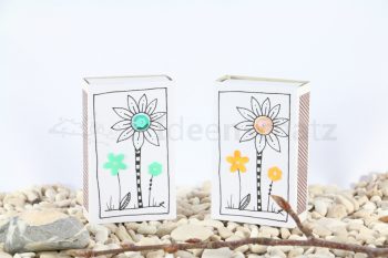 Zündholzschachteli mit Blume klein