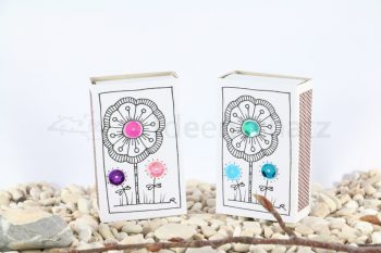Zündholzschachteli mit Blume gross