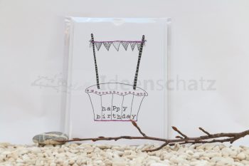 Karte Happy Birthday Törtli – Bild 2
