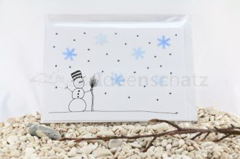 Karte Schneemann