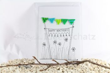 Karte Wimpelgirlande Happy Birthday – Bild 3