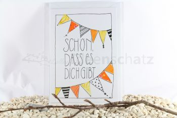 Karte "schön dich gibt" – Bild 3