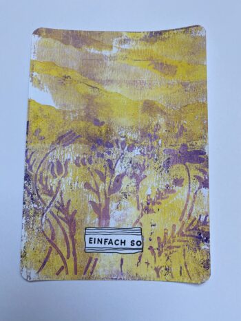 Postkarte "einfach so"