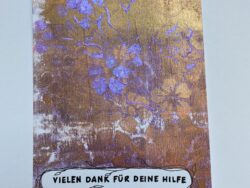 Postkarte "Vielen Dank für deine Hilfe"
