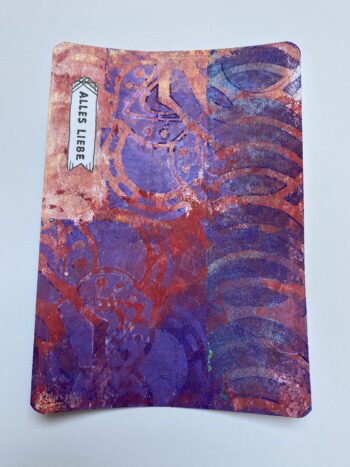 Postkarte "alles Liebe"
