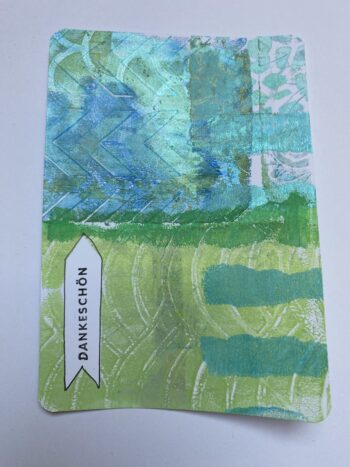 Postkarte "Dankeschön"
