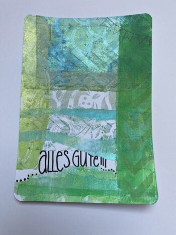 Postkarte "alles Gute"