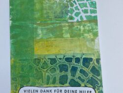 Postkarte "Vielen Dank für deine Hilfe"