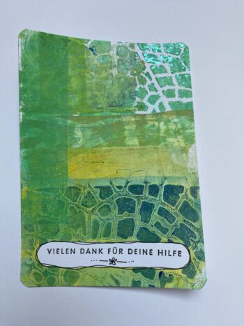 Postkarte "Vielen Dank für deine Hilfe" – Bild 2