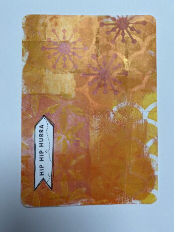 Postkarte "Hip Hip Hurra"