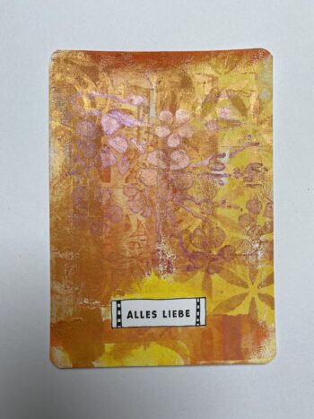 Postkarte "alles Liebe" – Bild 2