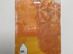 Paketanhänger "Hi"