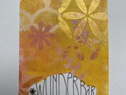 Paketanhänger "wunderbar"