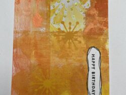 Postkarte "Happy Birthday"