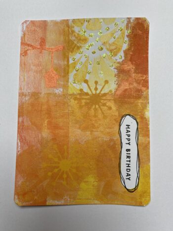 Postkarte "Happy Birthday"