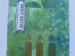 Paketanhänger "alles Liebe"