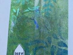 Paketanhänger "Hey"
