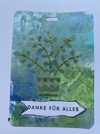 Paketanhänger "Danke für alles"