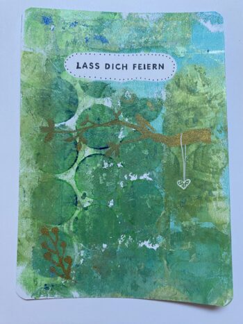 Postkarte "Lass dich feiern" – Bild 2