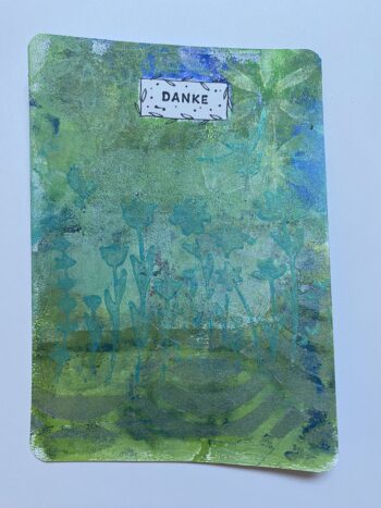 Postkarte "Danke"