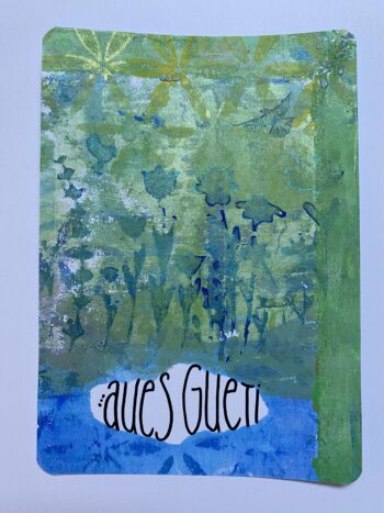 Postkarte "aues Gueti" – Bild 2