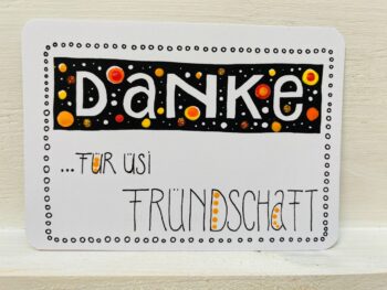 Postkarte Danke für üsi Fründschaft – Bild 5