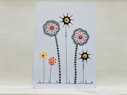 Postkarte Blumen Modell A