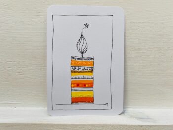 Mini-Karte Kerze – Bild 5