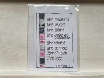 Karte Zäme truurig sii – Bild 4