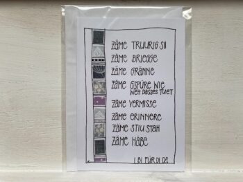 Karte Zäme truurig sii – Bild 3