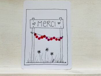 Mini-Karte Merci – Bild 5