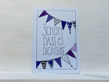 Mini-Karte Schön, dass es dich gibt – Bild 3