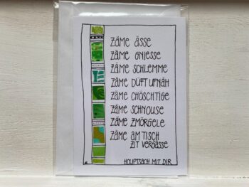 Karte Zäme ässe – Bild 6