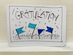 Mini-Karte Gratulation