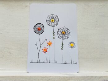 Postkarte Blumen Modell B – Bild 5