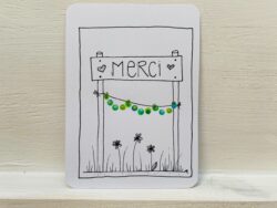 Mini-Karte Merci