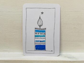 Mini-Karte Kerze – Bild 4