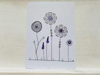 Postkarte Blumen Modell B – Bild 4