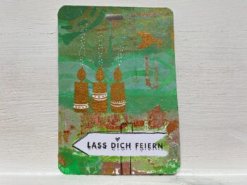 Paketanhänger "Lass dich feiern"