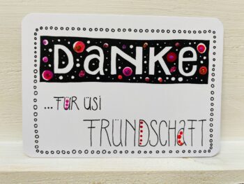 Postkarte Danke für üsi Fründschaft – Bild 4