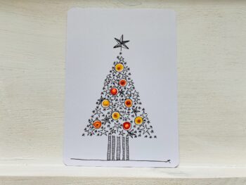 Postkarte Tanne mit Sternli – Bild 3